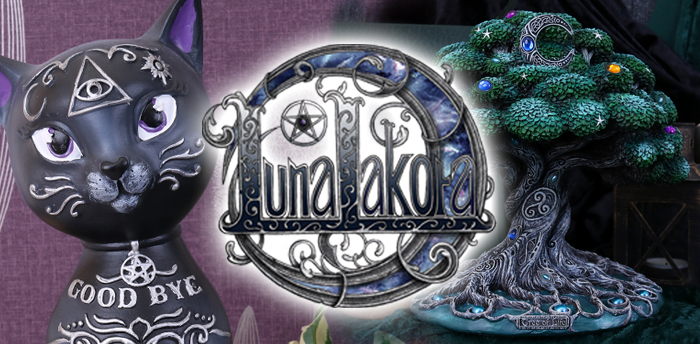 Die exklusive Luna Lakota Collection von Nemesis Now bietet eine breite Palette von Produkten, die auf den Kunstwerken des anonymen Künstlers basieren.