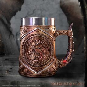 House of the Dragon Targaryen Crown and Dagger Tankard 16cm