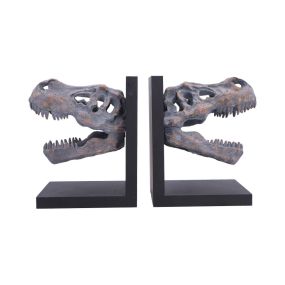 Tyrannosaurus Rex Skull Bookends
