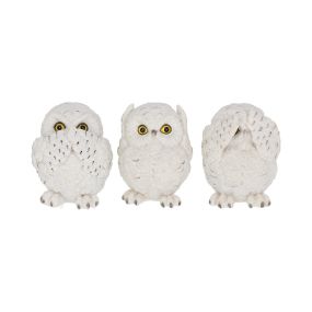 Three Wise Owls 8cm Owls Christmas Gift Guide Figurines