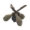 Broomstick Crystal Ball Holder 17cm Witchcraft & Wiccan Every Day Is Halloween