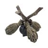 Broomstick Crystal Ball Holder 17cm Witchcraft & Wiccan Every Day Is Halloween