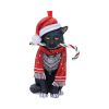 Candy Cane Cat Hanging Ornament (LP) 9cm Cats Verkaufte Artikel