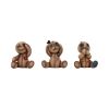 Three Wise Voodoo Dolls 8cm Witchcraft & Wiccan Top 200 None Licensed