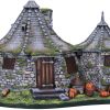 Harry Potter Hagrids Hut Light up Figurine 20cm Fantasy LED & Glasfaser