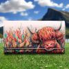 Highland Cow Embossed Purse 18.5cm Animals Top 200 None Licensed