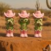 Three Wise Cacti 9.5cm Nicht spezifiziert Gift Shop Essentials Pocket Money