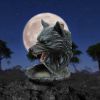 Dark Wolf Backflow Incense Burner 11.5cm Wolves Verkaufte Artikel