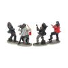 One Hell Of A Band! (Set 4) 10cm Skeletons Every Day Is Halloween