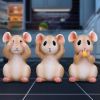 Three Wise Mice 9cm Animals Easter