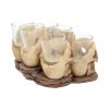 Six Shooter Skulls 10cm (set of 6) Skulls Halloween Party