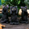 Three Wise Felines 8.5cm Cats Top 200 None Licensed