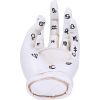 Palmist's Prediction (White) 18.3cm Palmistry Verkaufte Artikel