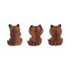 Three Wise Foxes 8.5cm Animals Die Drei Affen Figuren