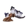 Feathered Broomstick 26cm Owls Eulen