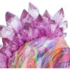 Psychedelic Crystal 17cm Skulls LED & Glasfaser