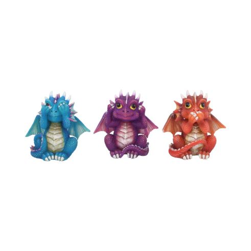 Three Wise Dragonlings 8.5cm Dragons Drachenfiguren