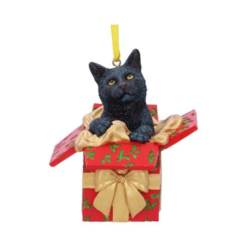 Present Cat Hanging Ornament (LP) 9cm Cats Verkaufte Artikel