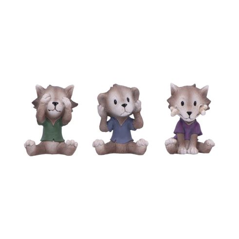 Three Wise Werewolves 7.5cm Wolves NEMESIS NOW | EASTER SALE