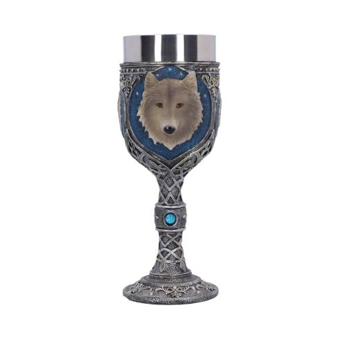 Lone Wolf Goblet 19.5cm Wolves Goblets