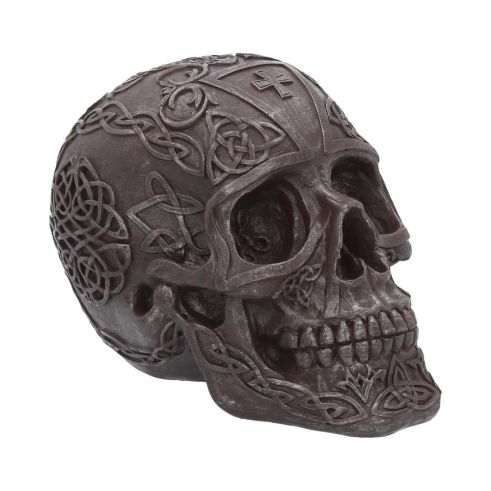 Celtic Iron 16cm Skulls Statues Medium (15cm to 30cm)