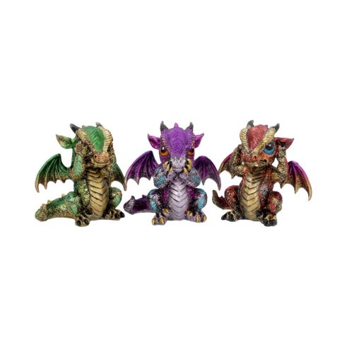 Three Wiselings 8.5cm Dragons Drachenfiguren