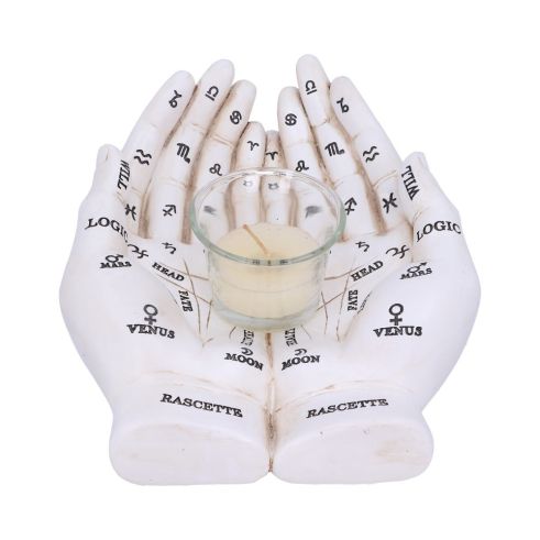 Palmist's Guide (White) 22.3cm Palmistry Verkaufte Artikel