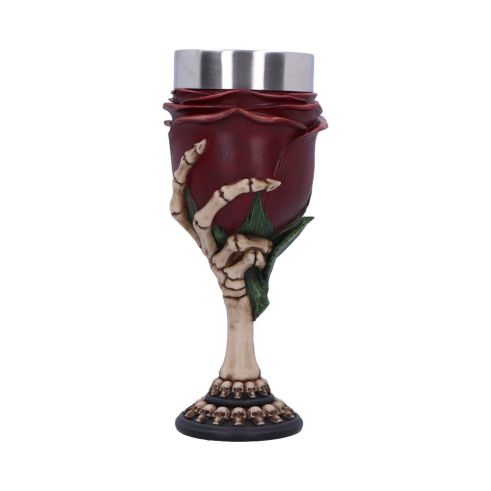 Rose to the Occasion Goblet 20cm Skeletons Halloween Party