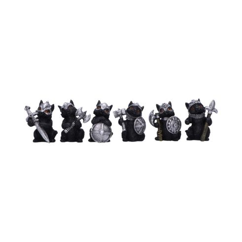 Cat Crusaders (Set of 6) 5.5cm Cats Stock Release Spring 2025