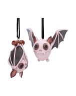 Sneak and Peak Hanging Ornaments (Set of 2) Bats Spooky Season