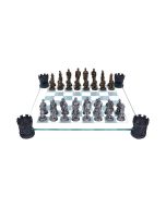 Medieval Knight Chess Set 43cm History and Mythology Knights