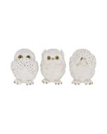 Three Wise Owls 8cm Owls Christmas Gift Guide Figurines