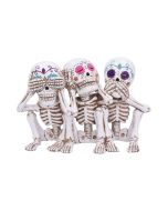 Three Wise Calaveras 20.3cm Skeletons Father's Day