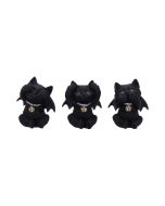 Three Wise Vampuss 9cm Cats Halloween RRP Below 20