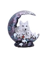 Winter Moon 20cm Wolves LED & Glasfaser