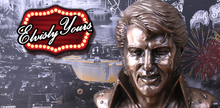 Nemesis Now's Elvisly Yours collection features a figurine, busts, hip flask, lamp, wallet, espresso cups and mugs.