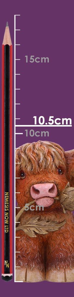 Figurine Highland Thistle Cow Nemesis Now - Résine Brune, édition 2024, Neuf, Collection