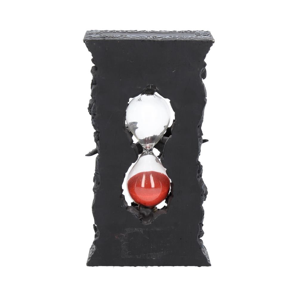 Nemesis Now Orologio Guardian Red Time – Drago Rosso Con Torre, Altezza 27,5 Cm, Dipinto A Mano, Funziona A Batteria AA
