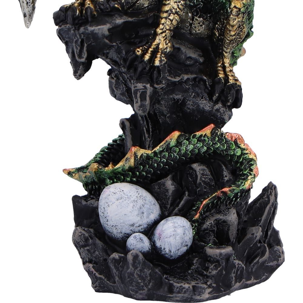 Den Defender Green Dragon Protector Figurine 10cm
