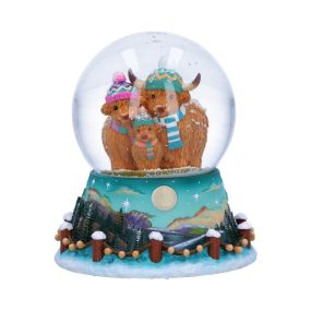 Winter Highland Cow Snow Globe Unspecified Highland Cows