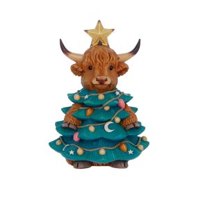 Winter Highland Cow Tree Unspecified Highland Cows