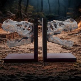 Tyrannosaurus Rex Skull Bookends