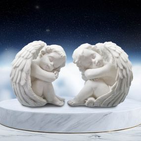 Cherub Slumber (Set of 2) 12cm