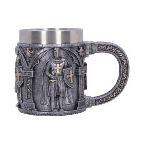 Knight in Shining Armour (Silver) Tankard (Small) History and Mythology New Arrivals