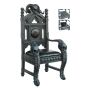 Black Skull Throne 130cm Skulls Out Of Stock