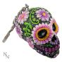 Sugar Petal Keyrings 6cm (Pack of 6) Skulls Back to School