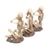 See No, Hear No, Speak No Skeletons(Set 3)8.5cmP6 Skeletons Statues Small (Under 15cm)