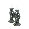 Wiccan Pentagram Candlesticks 15cm (Set of 2) Witchcraft & Wiccan NEMESIS NOW | EASTER SALE