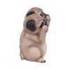 Three Wise Pugs 8.5cm Dogs Gift Shop Essentials Pocket Money
