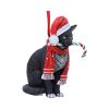 Candy Cane Cat Hanging Ornament (LP) 9cm Cats Sale Items